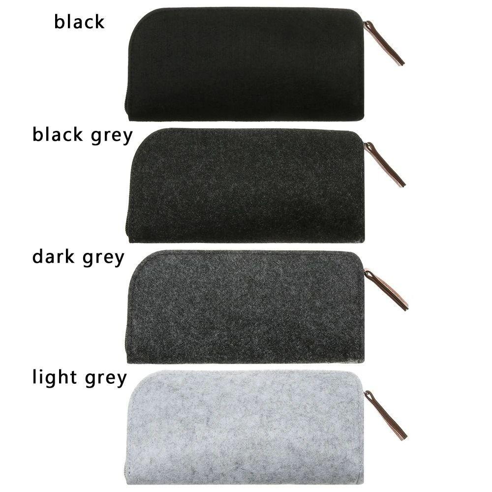Case Large Capacity Felt Cloth for Girls Pencil Bag Felt Pencil Case Stationery Organizer Pen Pouch