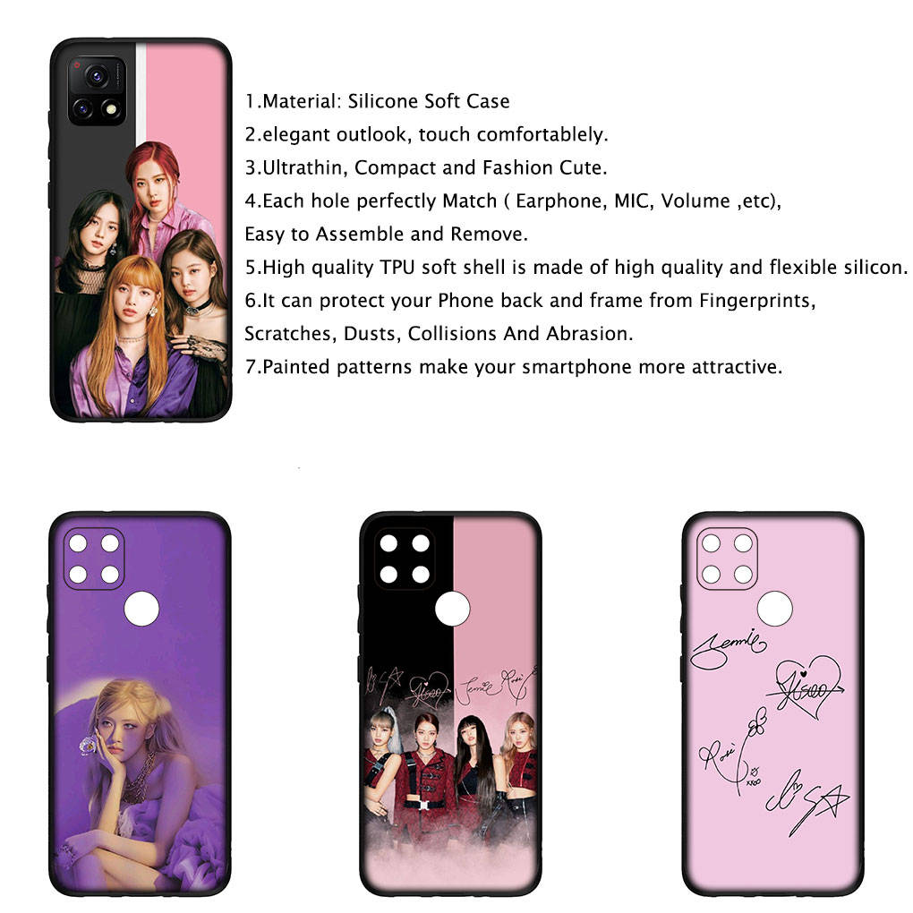 Hülle für iPhone 16 15 14 Xiaomi Redmi Note 13 12 11 Pro Max X 10 8 9 XR Samsung Galaxy S24 S23 A15 13COPPO Huawei Lisa Rose Jennie Jisoo Handyhülle