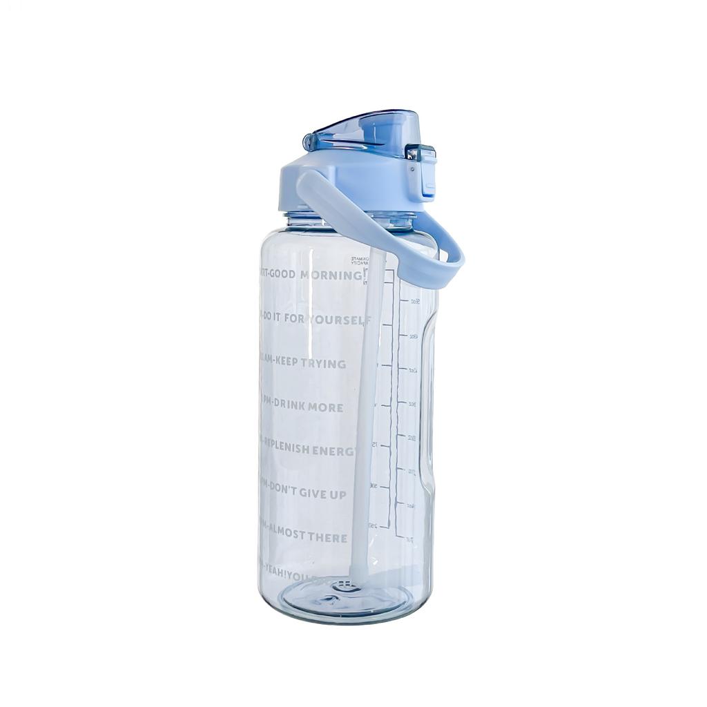 1 Large Capacity 2000ml Water Cup Straw Cup Sports with Scale Portable Simple Leak Proof and Drop Resistant Water Cup