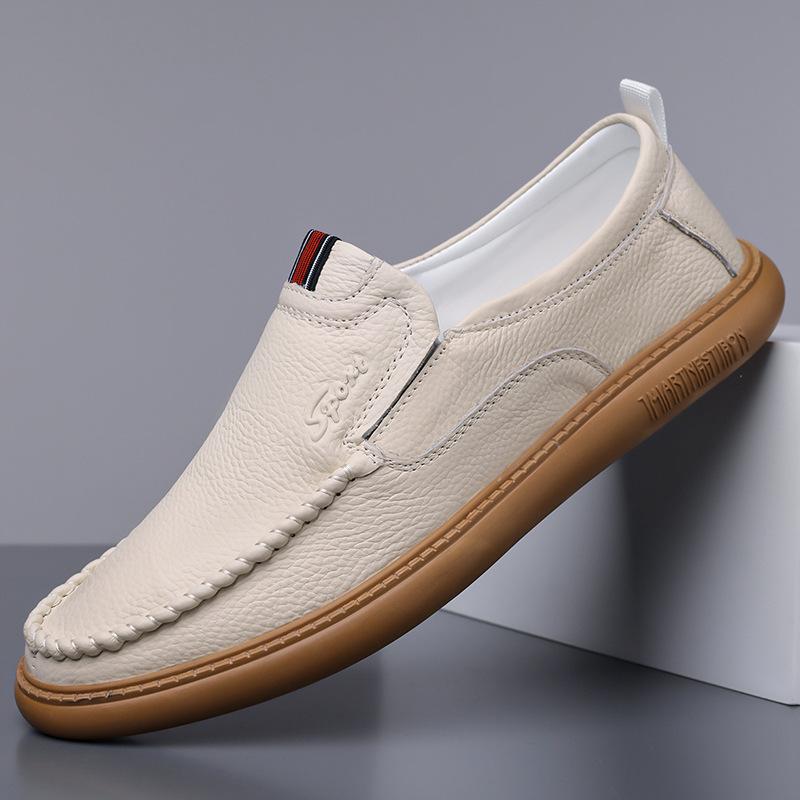 Men Footwear Designer Solid Color Man Formal Shoes Wedding Party Men Dress Shoes Breath Driving Lazy Loafers Moccasins