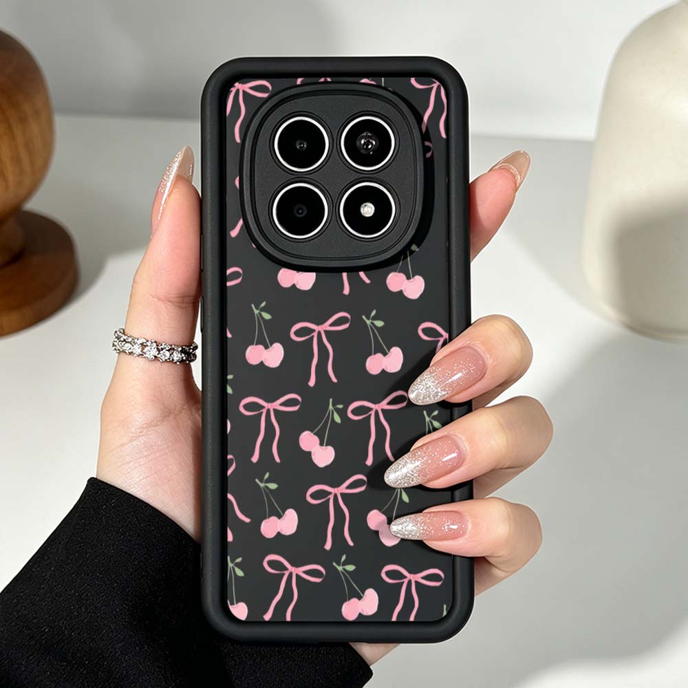Exquisite Cherry Pattern For Xiaomi Redmi Note 15 14 13 12 11 10 14S 11S 10S Pro Plus Eye 4G 5G Ladder Phone Case Cover