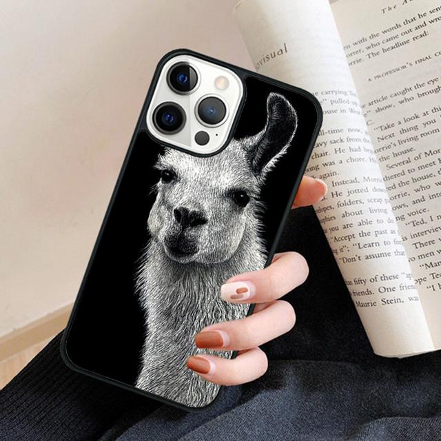 2019 Hipster Llama Lama phone Case Cover For iPhone 17 Air 16 15 14 Plus for apple 16 11 12 13 Pro Max coque