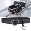 Cute Leather Belt Metal Heart Shape Buckle Camel White Black Retro PU Waistband Designer Skirts Pants Strap for Women Girls