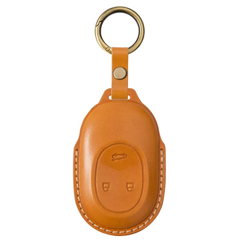 Cowhide Protective Key Case for NIO ES6, ES8, EC6, ET5, ET7, ES7/EC7 Models.
