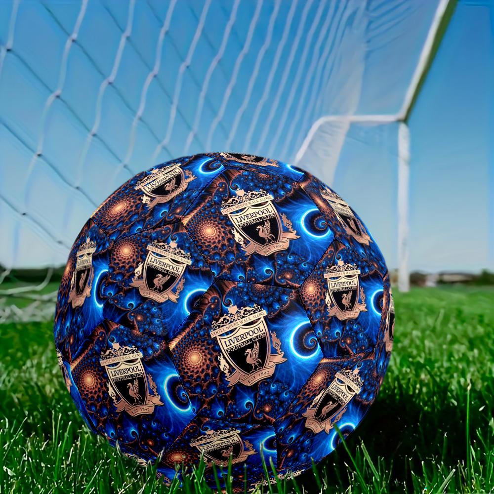 Liverpool Size 5 Football Machine-Stitched Indoor Outdoor Training and Matches Sports Enthusiast Gifts Perfect Gift for Friends Family