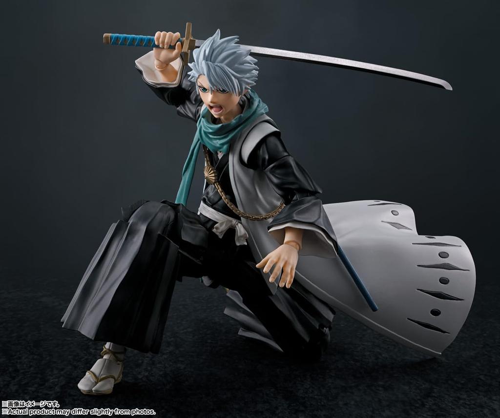 TAMASHII NATIONS BLEACH Toshiro Hitsugaya ca. 135 mm bemalte bewegliche Figur SHFiguarts PVC&ABS