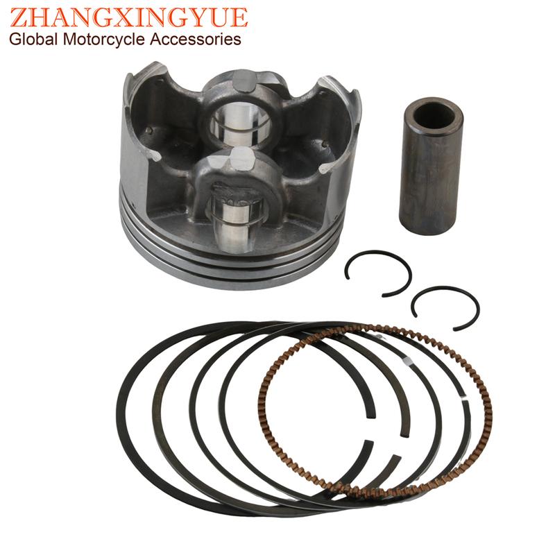 Scooter 4-Valve 58.5mm 61mm 63mm Racing Piston Kit For GY6 125cc 150cc Upgrade To 160cc 180cc 200cc 152QMI 157QMJ 4-Stroke