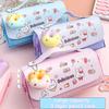 3D Kawaii Süßes Federmäppchen Mädchen Entspannungs Stifttasche Schulbedarf Ästhetische Organizer Box Koreanische Schreibwaren