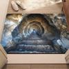 Floor Mat 3D Optical Illusion Realistic Hole Effect Door Mat Interactive Pet Toy Mat