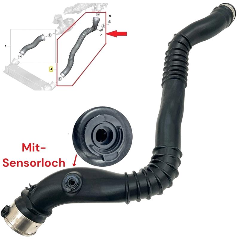 Turbo Intercooler Pipe Hose 11617797483 For BMW Tturbocharged Hose Intercooler Charge Air Line E90 Intercharge Air Hose