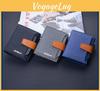 Fashionable Men's Vintage Pu Leather Wallet Retro Card Holder Zipper Coin Wallet Male Wallet K3212 Gray