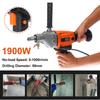 220V 1900W Drill Diamond Core Drill Wet Handheld Concrete Core Drilling Machine + Water Pump Accessories Drill Machine