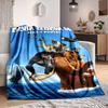 1Pc Ice Age Characters Ice Flannel Fleece Blanket Soft Warm Throw Blanket For Sofa Bed Couch Home Decor Travel Nap Blanket Xmas Gift Q1712