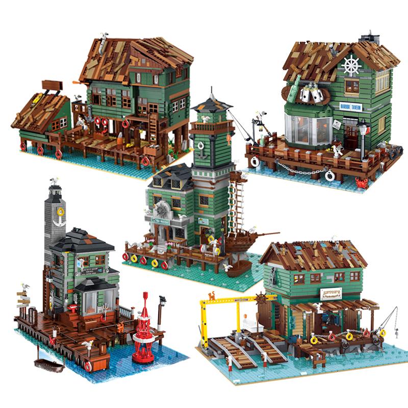 High-Quality Creative High-Quality Fisherman'S High-Quality Cabin High-Quality Store High-Quality Modular High-Quality Building High-Quality Blocks