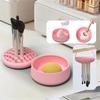 3 in 1 Silicone Makeup Brush Cleaner Convenient and Portable to Cleaning Your Brushes for Women Girls