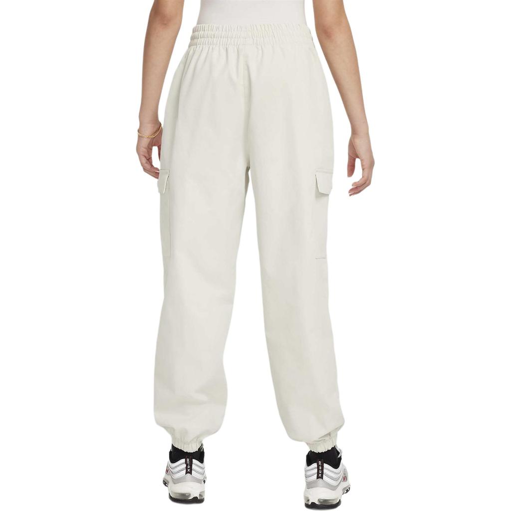 Nike Knitted Sports Pants Comfortable Soft Versatile Men Bottoms Light-Bone White FZ5554072