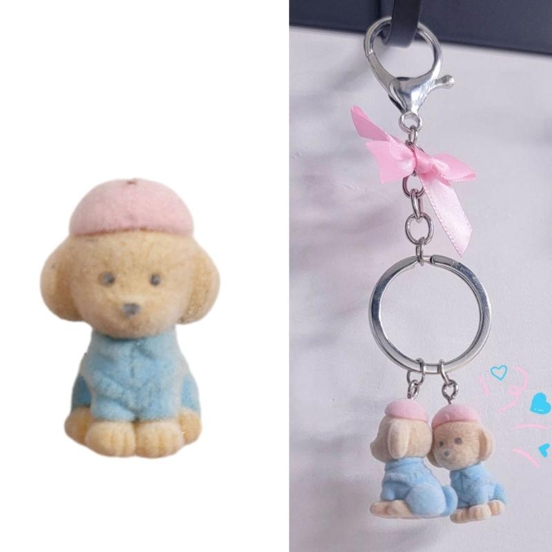 Cute Cartoon Bear Duckling Broken Shell Chicken Dog Plush Doll Pendant Jewelry