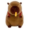 French Fries Backpack Capybara Plush Doll Gluttonous French Fries Stretchable Kapibara Girls Gift