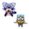 Adorable Indigo Park Plush Purple Raccoon With Soft Short Plush Material