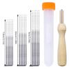 MIUSIE 1-30 PCS Wool Felt Needle Felt Needle Felting Starter Kit Felting Needles Felt Diy Package for Felting with Bottle