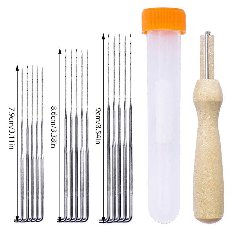 MIUSIE 1-30 PCS Wool Felt Needle Felt Needle Felting Starter Kit Felting Needles Felt Diy Package for Felting with Bottle