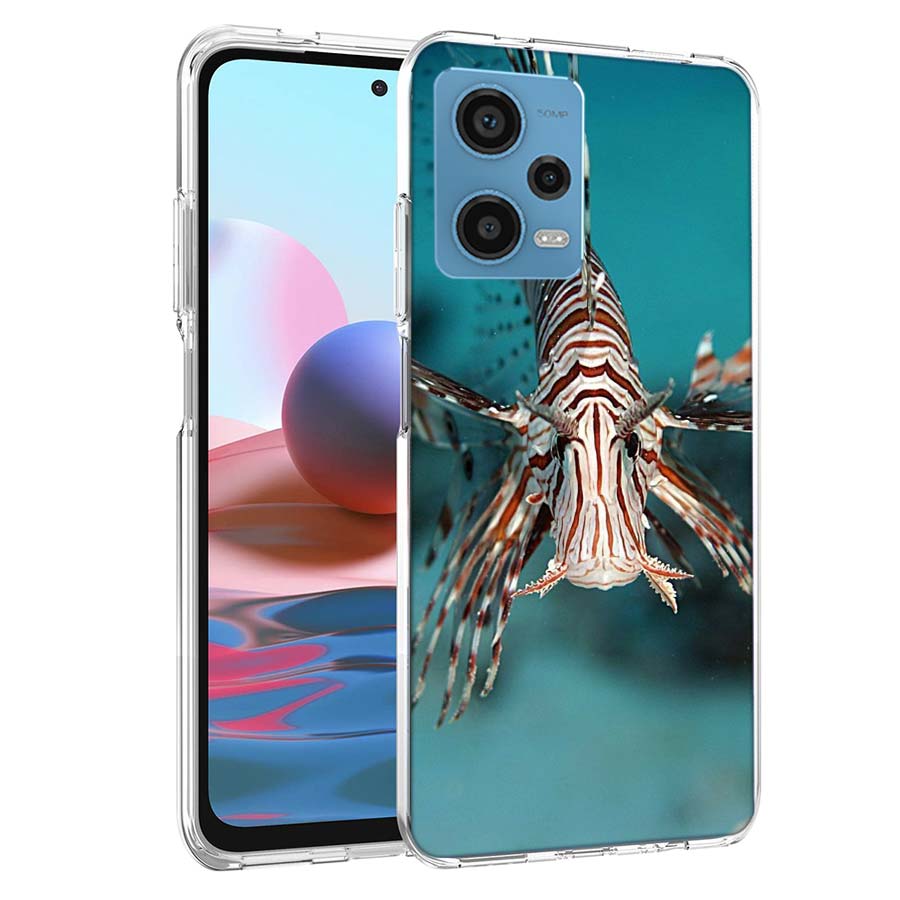 Clown Fish in the Sea or Ocean Phone Case For Redmi Note 13 12 14 15 Pro Plus 13R 11 11T 11E 11S 10 Pro 10S 9 9S Cover Cell Clea