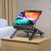 Adjustable Folding Laptop Stand with Cooling Base