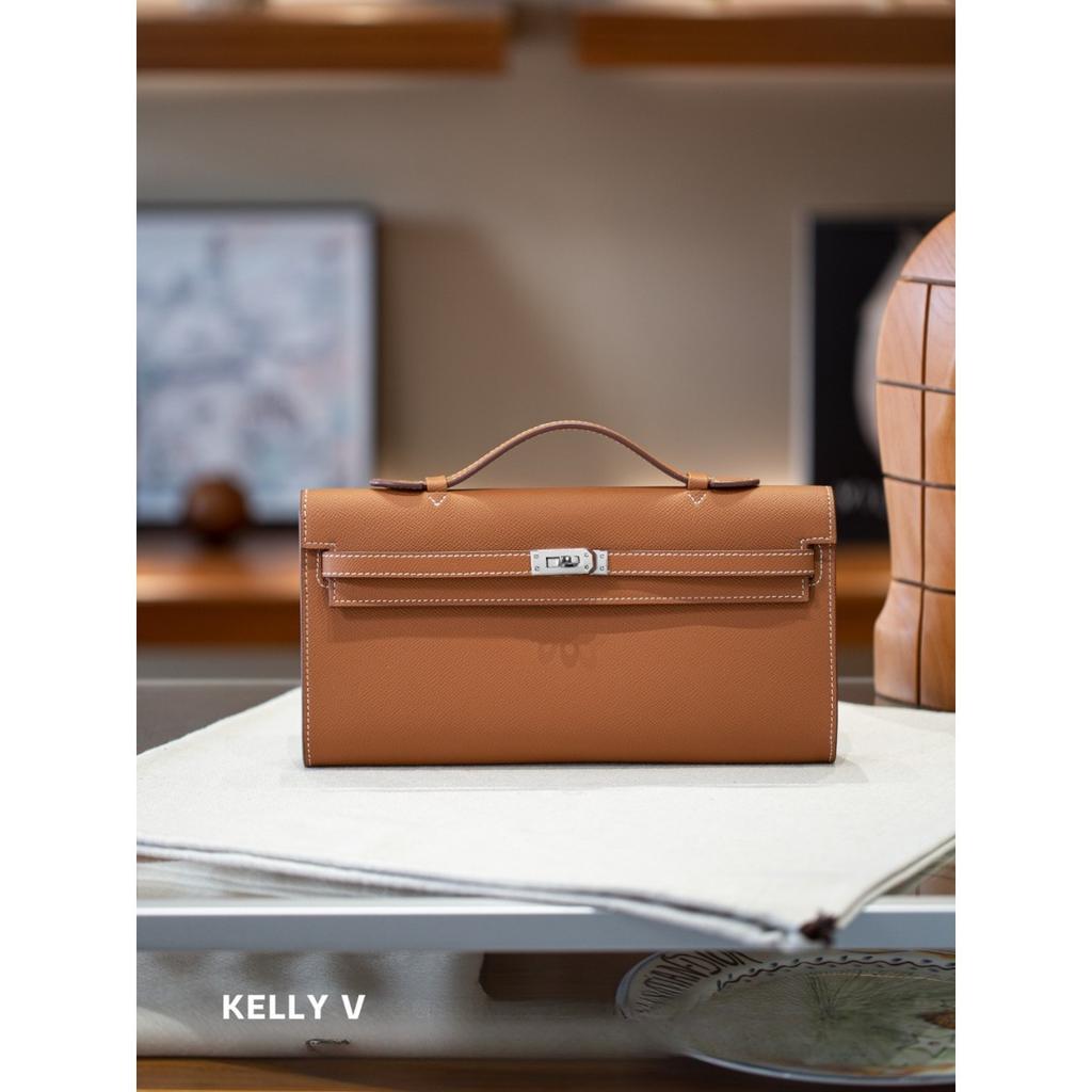 Kazilan Kelli Cut Imported Shafi Thread Kelly Bag High-end Versatile One-shoulder Crossbody Handbag