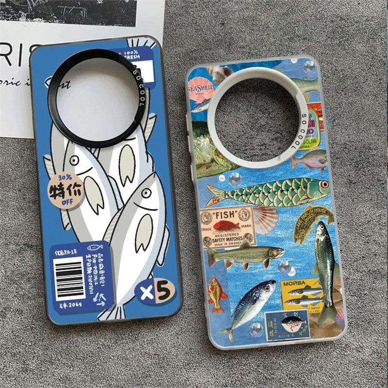 Discounted Salted Fish Shockproof Phone Case for Xiaomi Redmi Note 15 14 13 12 Pro Plus 11 11S 11T 5G Cover Anti Fall Fundas