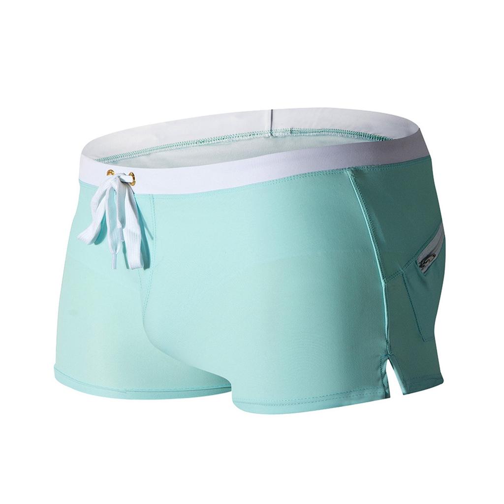 Pánské plavky Pánské plavky Módní plavky Zadní kapsa na zip Design Plážové plavky Boxerky