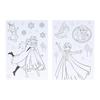 Stationery Disney Coloring Book Stickers Color and Decorate Frozen 7350044A Sun-Star & - -