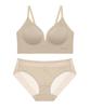 Wondeobeula [Skin Palette] Skin Mild Wireless Bra And Panty Set