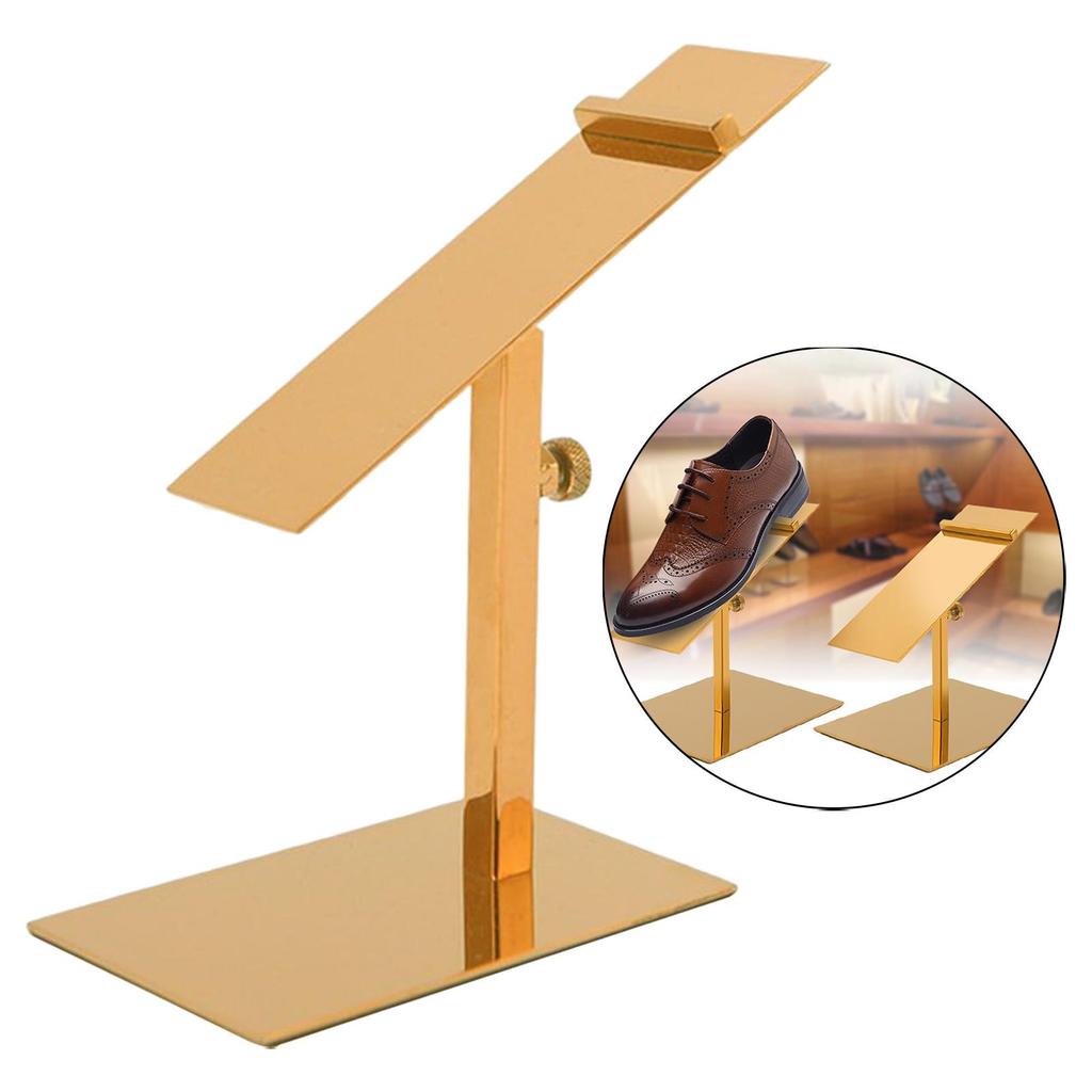 Shoe Display Stand Adjustable Holder Shoe Rack Prop Rack Shoe Polished Riser Stand for Shoe Store High-Heel Men Leather Shoe