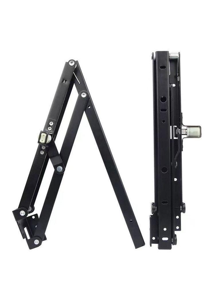 Wall-Mounted Hidden Folding Stool with Hardware Buffer for Shoe Cabinet