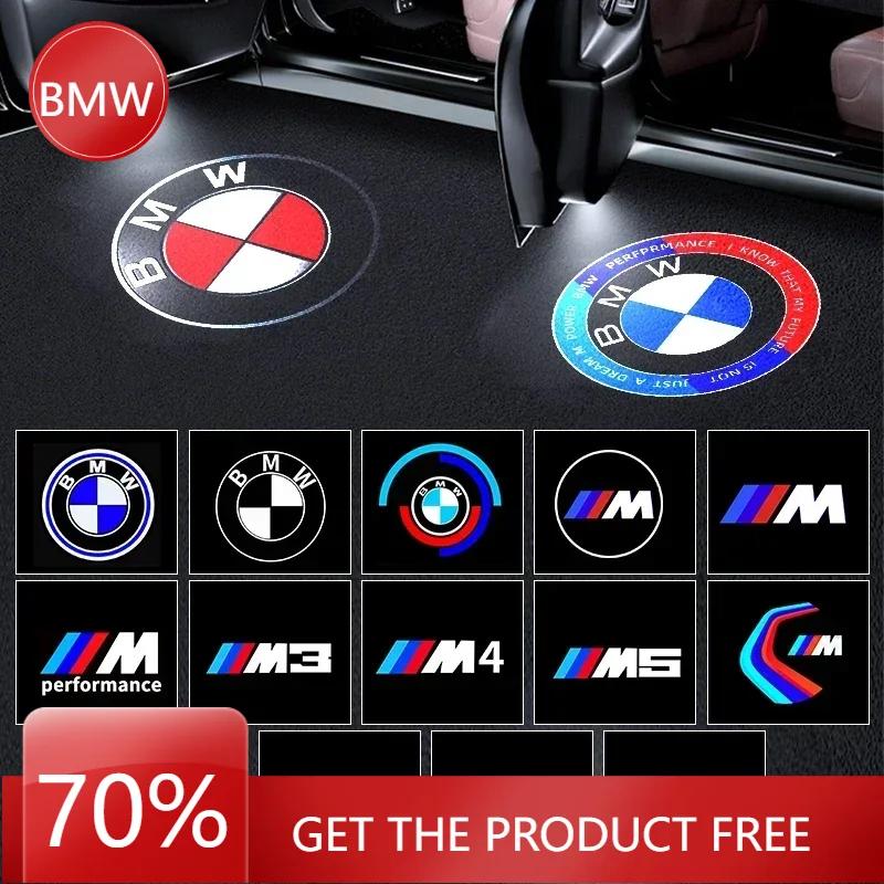 X5 B4 2025 For BMW M X3 X5 X6 2X LED Car Door Logo Projector Lamps Welcome Light For BMW 50th Kith E90 E91 E92 E93 E60 E61 F10