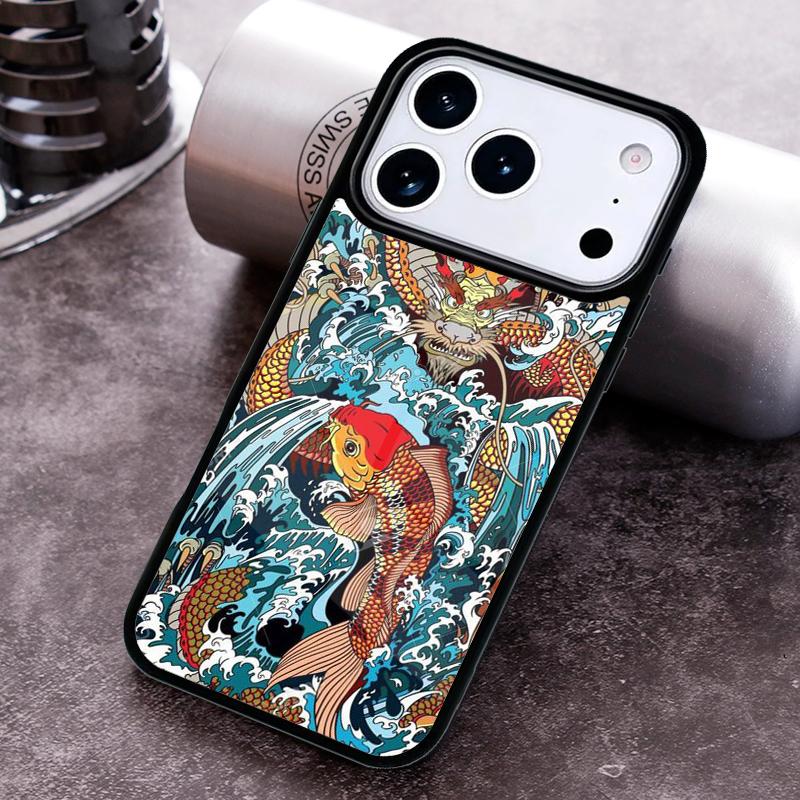 Carp Fish Soft Phone Case For iPhone 17 16 15 14 13 12 11 Pro Max Plus 17Air Soft Silicone Cover