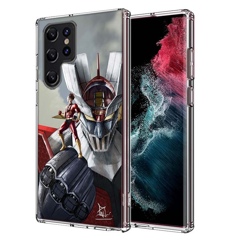 G-Goldorak UFO Robot Capa Phone Case For Samsung S26 Ultra S25 Edge Galaxy S23 S21 S20 S24 FE S22 S10 Plus Cover Clear TPU Shell