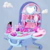 36Pcs Kids Makeup Kit for Girls Playing Make Up Set Toy for 3 4 5 6 7 8 9 10 Years Old Girls Pretend Dress-Up Beauty Set