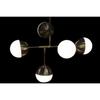 Suspension - DKD Home Decor - Métal Verre Doré - 74 X 52 X 168 Cm - E14 - 2 Ampoules Nécessaires