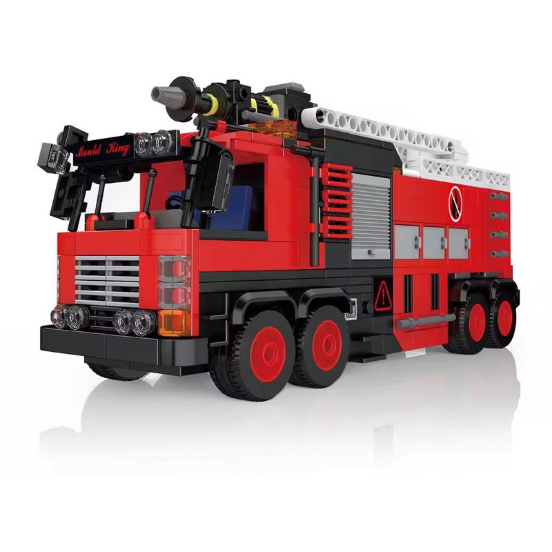 MOC Urban Rescue Fire Truck Building Bricks Engineering Vehicle 752PCS Collectible Blocks Educational Toys Children Gifts