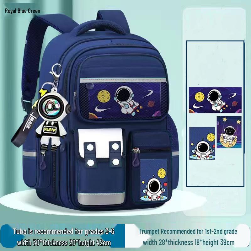

Astronaut Kids Ultralight Backpack for Boys - Spine Protection, Grades 1-6