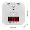 Digital Carbon Monoxide Alarm Detector Battery Powered CO Leak Detector Sound Light Warning Mini CO Sensor for Home Kitchen