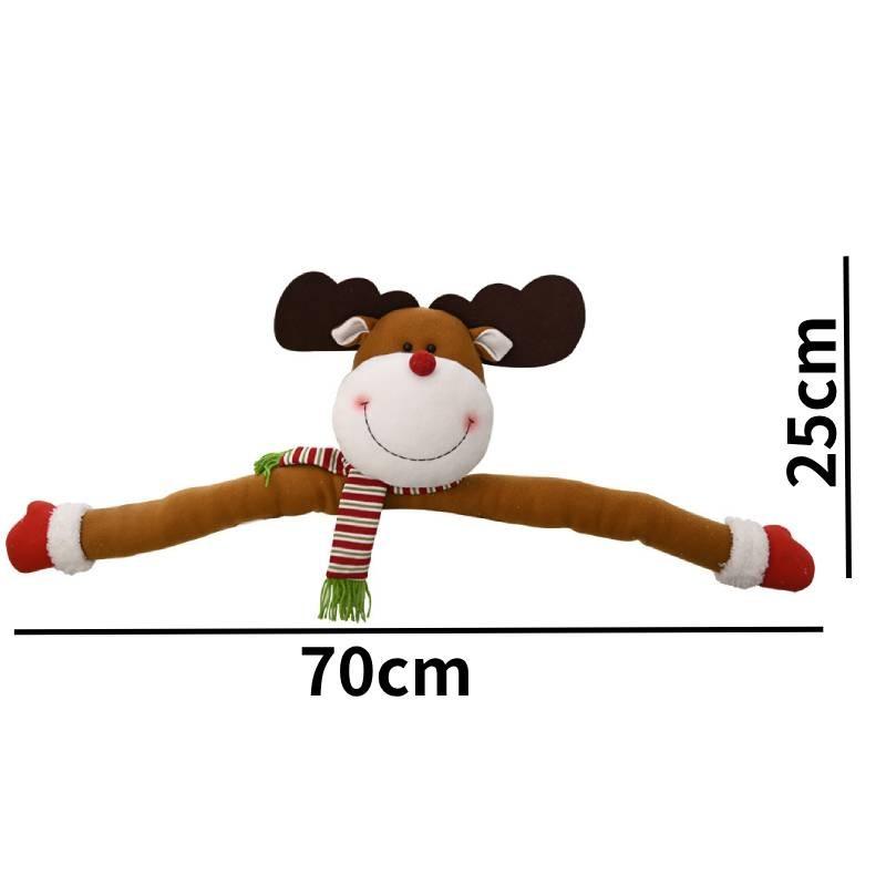 

Charming Christmas Tree Topper With Creative Cartoon Santa Claus For Festive Decor Elk 25cm