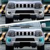 LED Daytime Running Lights For Suzuki Jimny 2012-2018 DRL Turn Signal Fog Lamps, White+Yellow+Blue Light-A58X