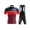 Mens Cycling Jersey Set Breathable Quick-Dry Short Sleeve Bike Sportwear Fit Comfortable