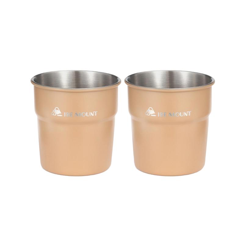 300ml Beer Wine Cups Portable Stainless Steel Tableware Tea Coffee Milk Beer Mug Stackable Camping Water Cup for Travel Hiking