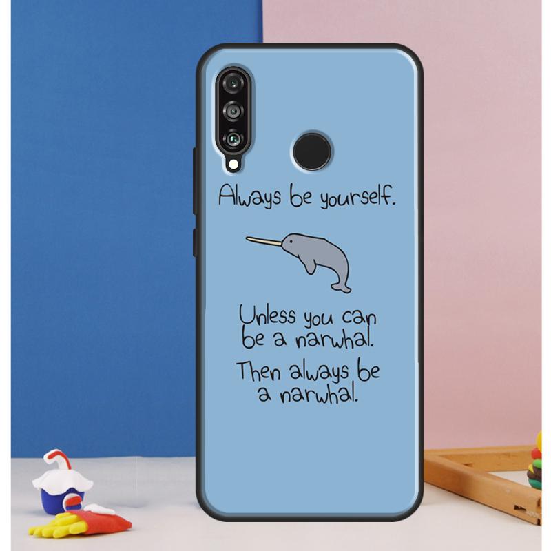 

Cute Sea Narwhal Quotes Case For Huawei Nova 12s 7i 8i 11i 12i 9 10 SE Y73 Y90 Y70 Y72 Y61 Y91 P30 P40 Lite P60 Pro Huawei Nova Y60