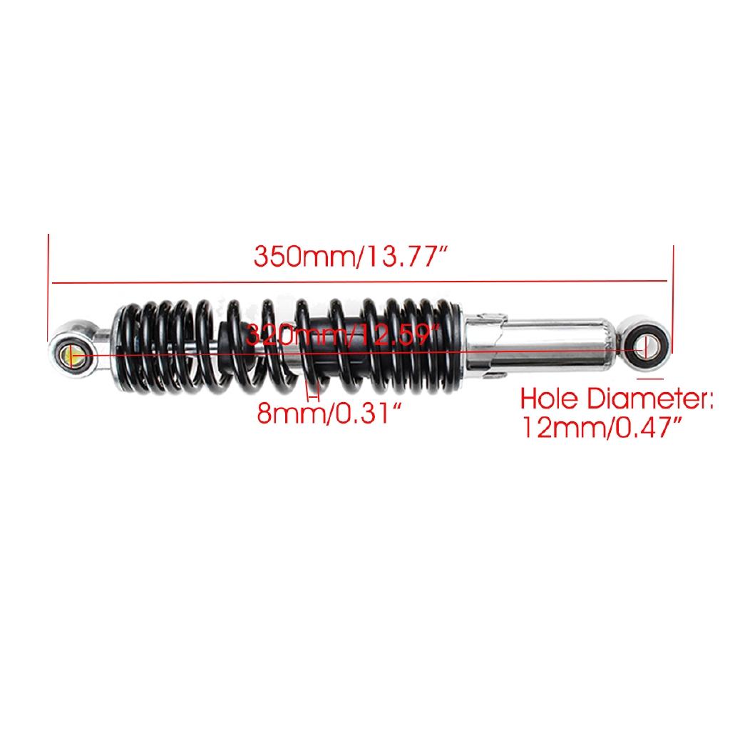 320mm 90cc-15cc Moto Cross ATV Amortissement Réglable 1 Paire Pour Suzuki/Yamaha Amortisseurs Arrière Universels pour Moto