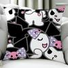 K-Kuromis Cute Cushion Cover Birthday Anniversary Gifts Double Sided Printed Zipper Cushion Cover Soft Skin Bedding
