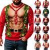 Pulover Unisex Amuzant cu Gât Rotund, Mânecă Lungă, Pulover Casual, Top Tricotat Original pentru Purtare Zilnică
